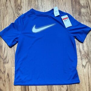 Nike Royal Blue Tee with White Swoosh